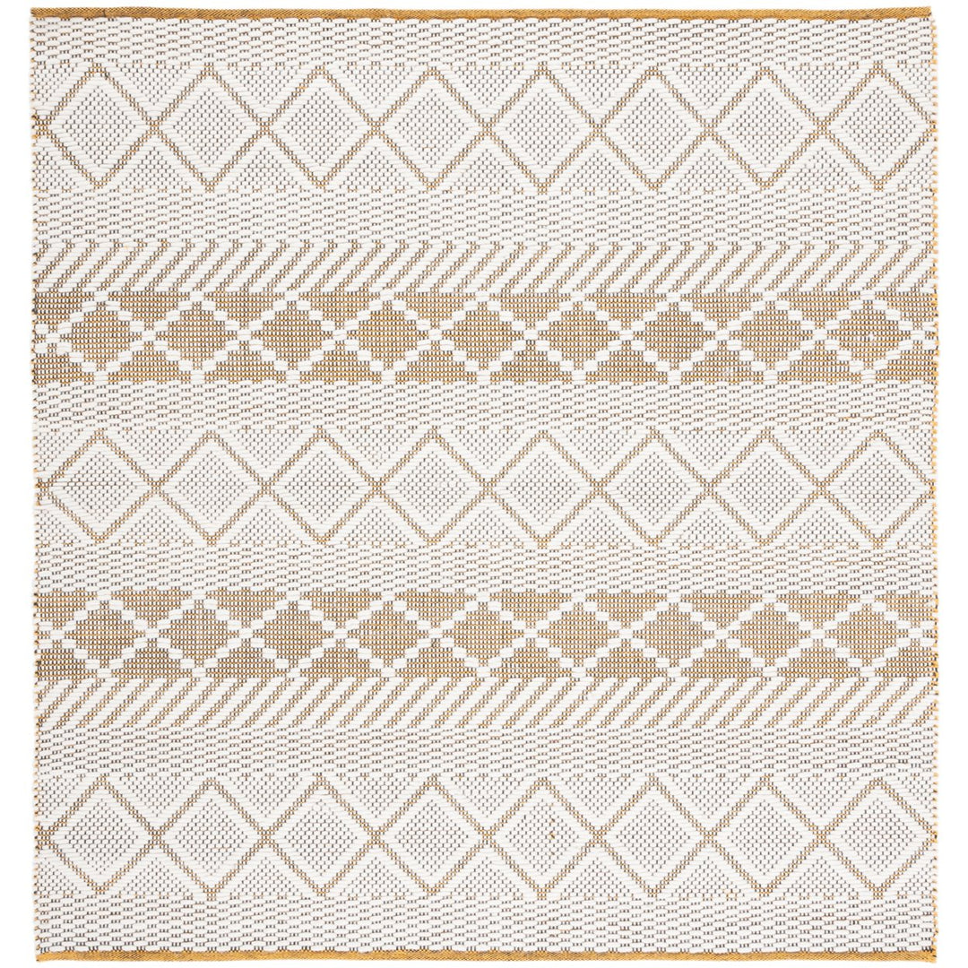 SAFAVIEH Natura NAT854C Handwoven Ivory / Yellow Rug Image 1