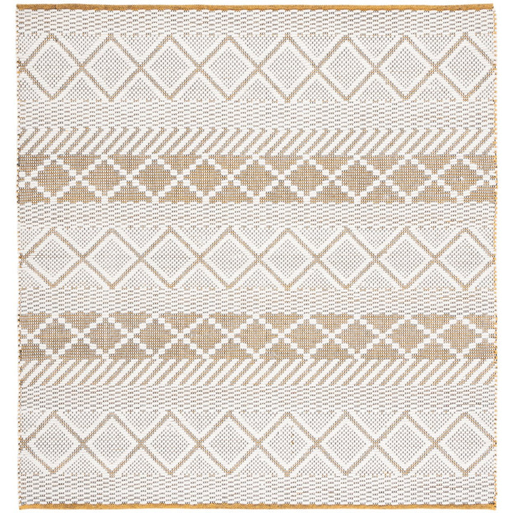 SAFAVIEH Natura NAT854C Handwoven Ivory / Yellow Rug Image 1