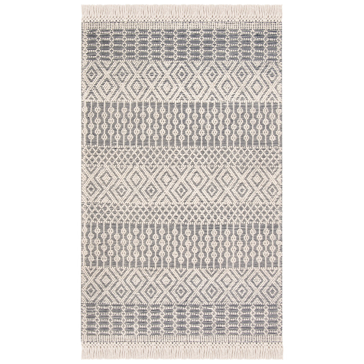 SAFAVIEH Natura NAT852N Handmade Ivory / Navy Rug Image 10