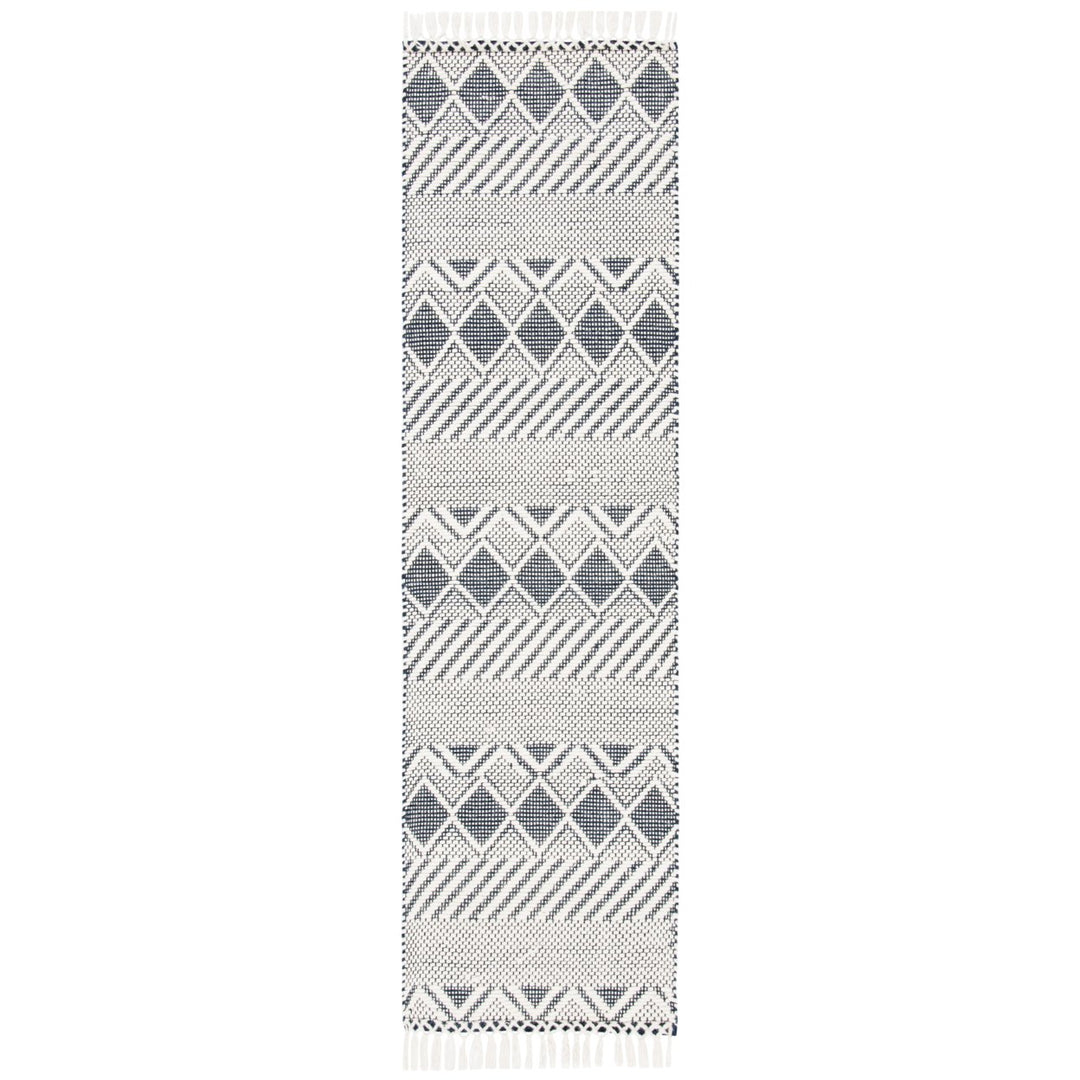 SAFAVIEH Natura NAT858A Handwoven Ivory / Charcoal Rug Image 1