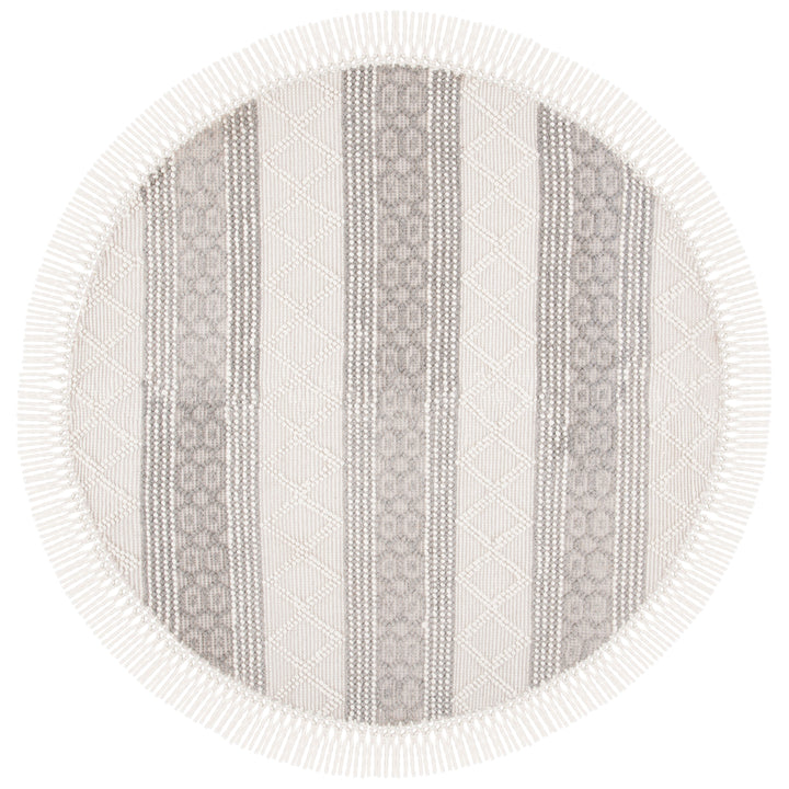 SAFAVIEH Natura NAT859A Handwoven Ivory / Grey Rug Image 4