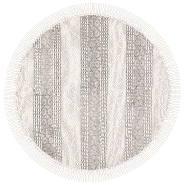 SAFAVIEH Natura NAT859A Handwoven Ivory / Grey Rug Image 1