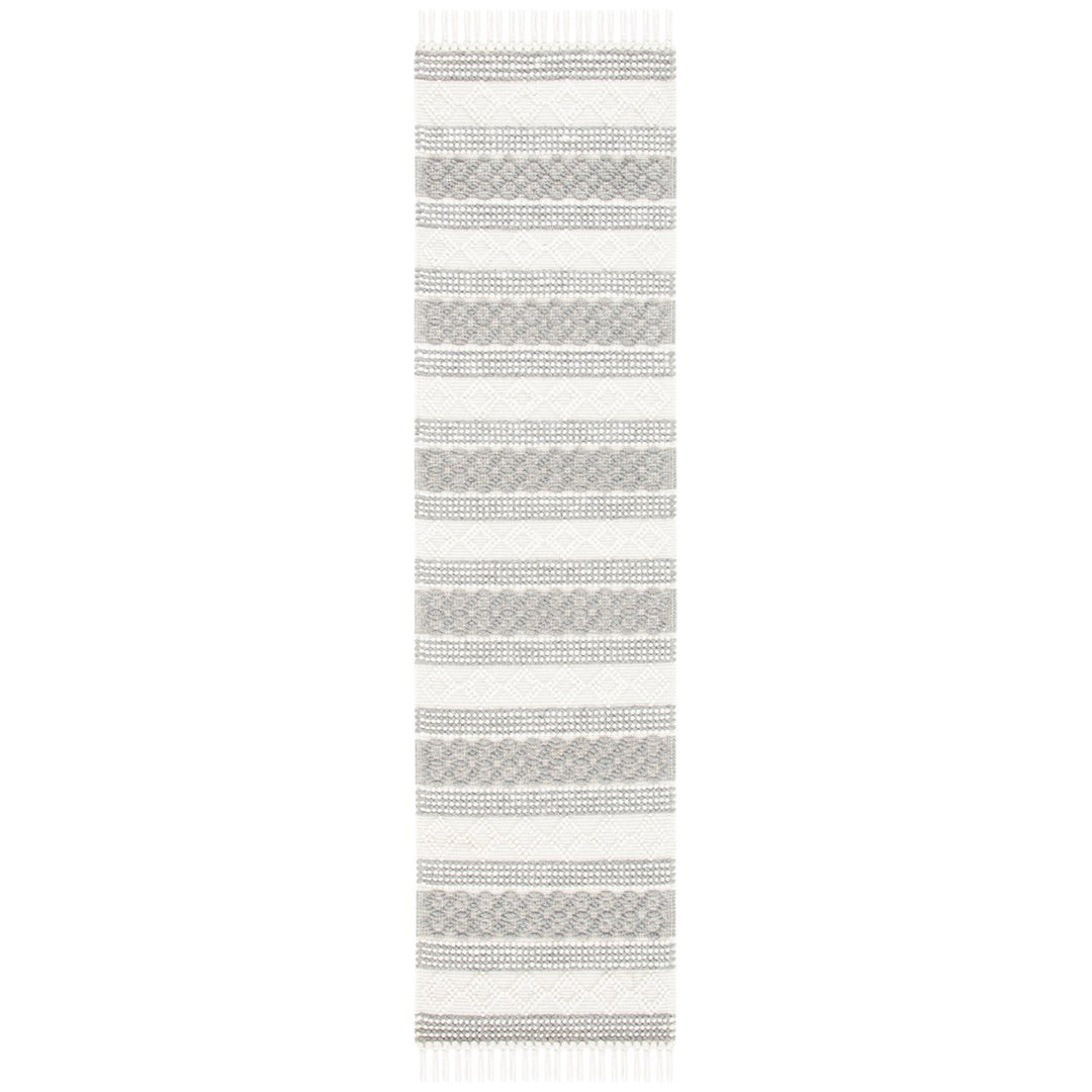 SAFAVIEH Natura NAT859A Handwoven Ivory / Grey Rug Image 1