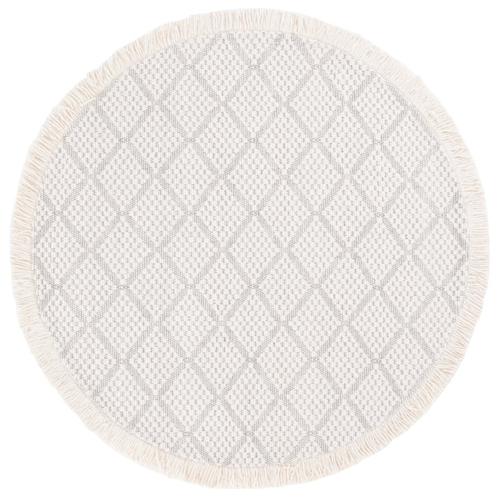 SAFAVIEH Natura NAT866F Handwoven Ivory / Grey Rug Image 1