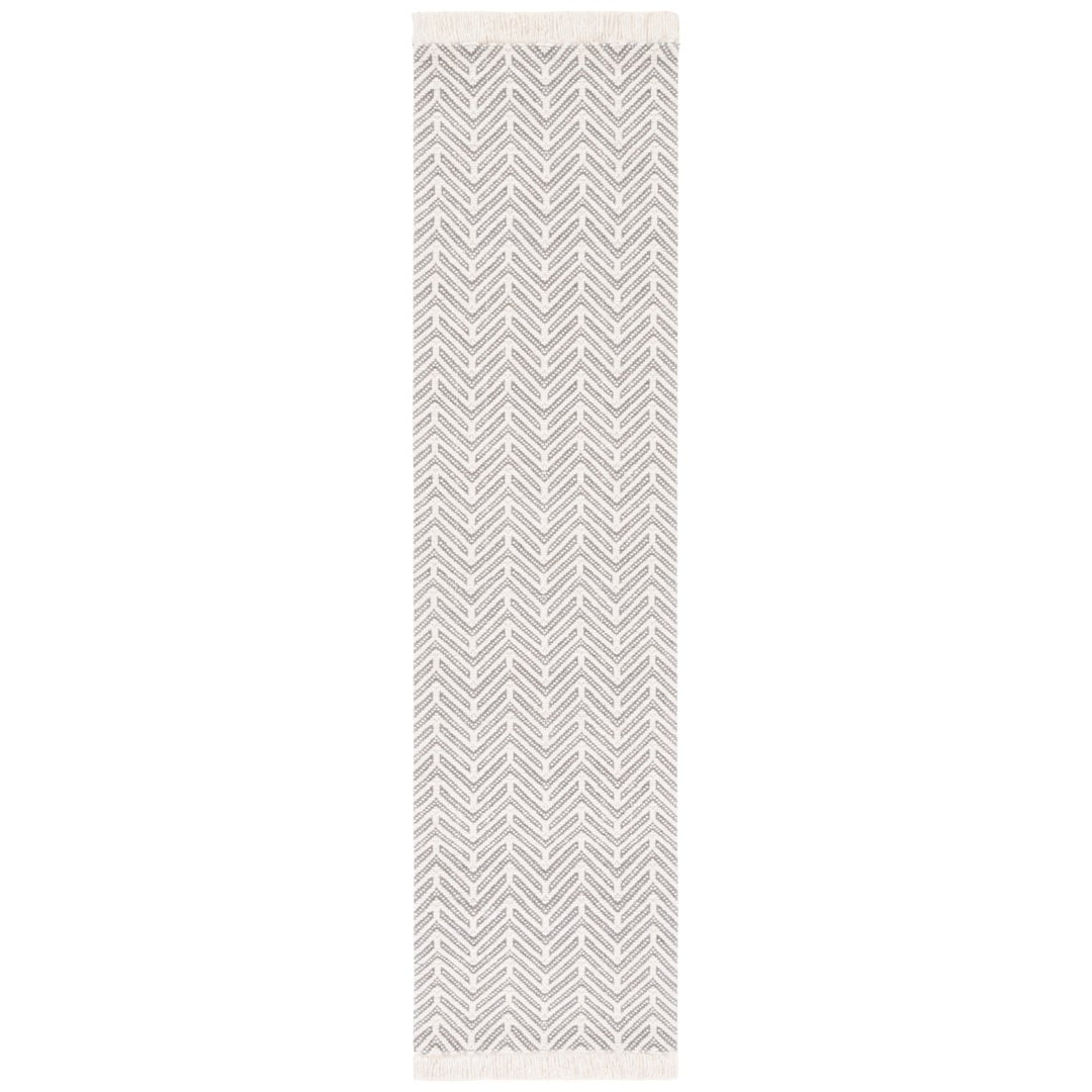 SAFAVIEH Natura NAT866F Handwoven Ivory / Grey Rug Image 1