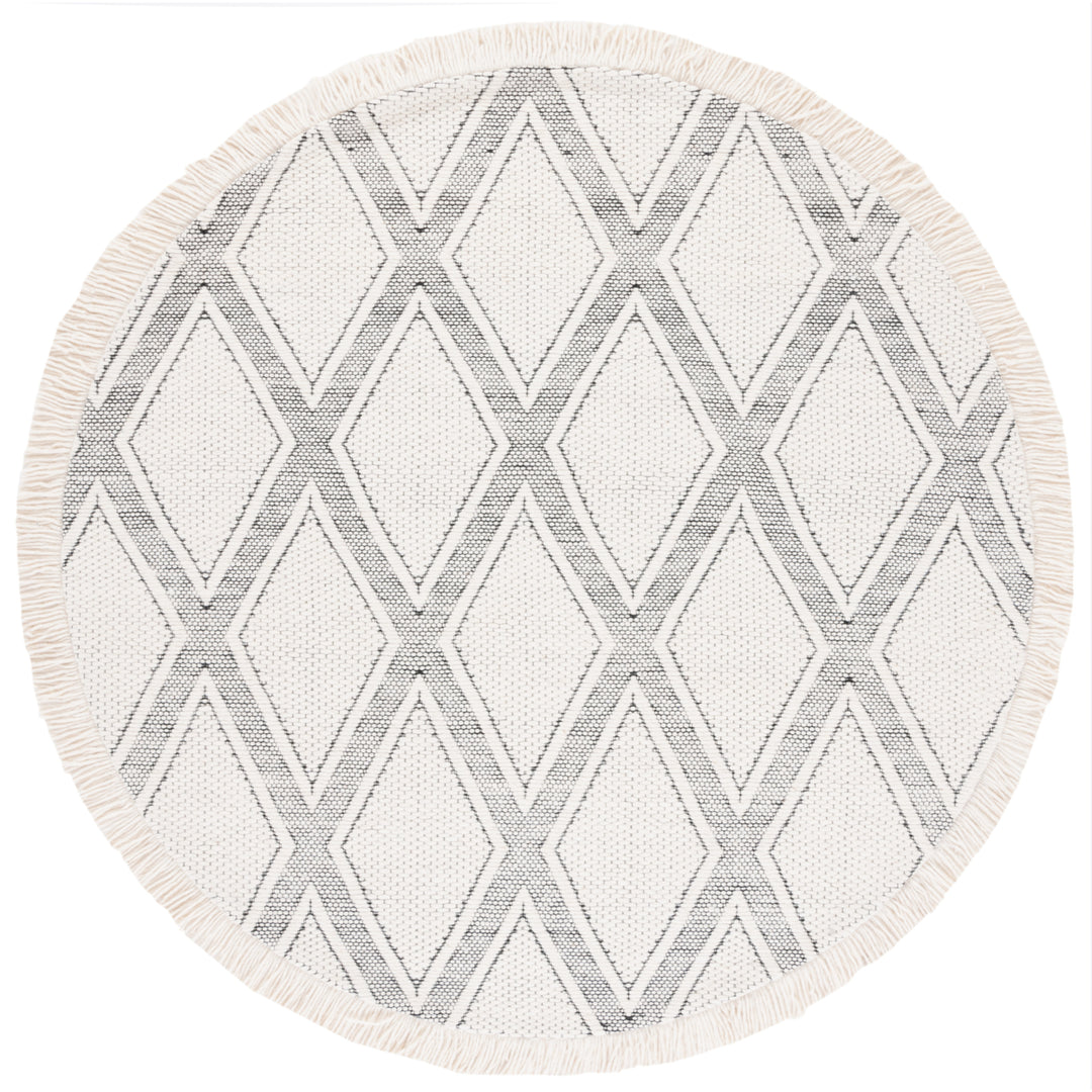 SAFAVIEH Natura NAT867Z Handwoven Ivory / Black Rug Image 4