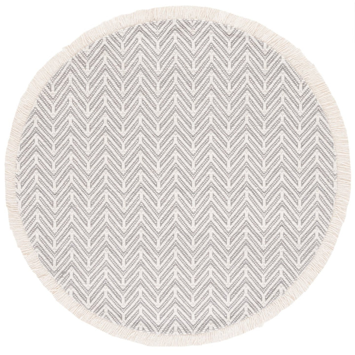 SAFAVIEH Natura NAT869F Handwoven Ivory / Grey Rug Image 1