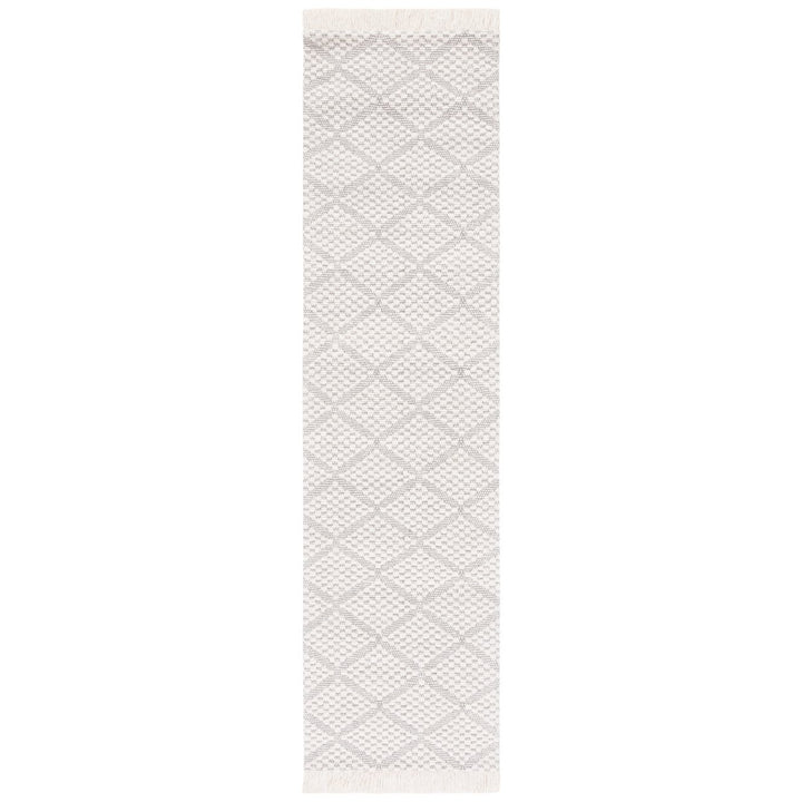 SAFAVIEH Natura NAT869F Handwoven Ivory / Grey Rug Image 1