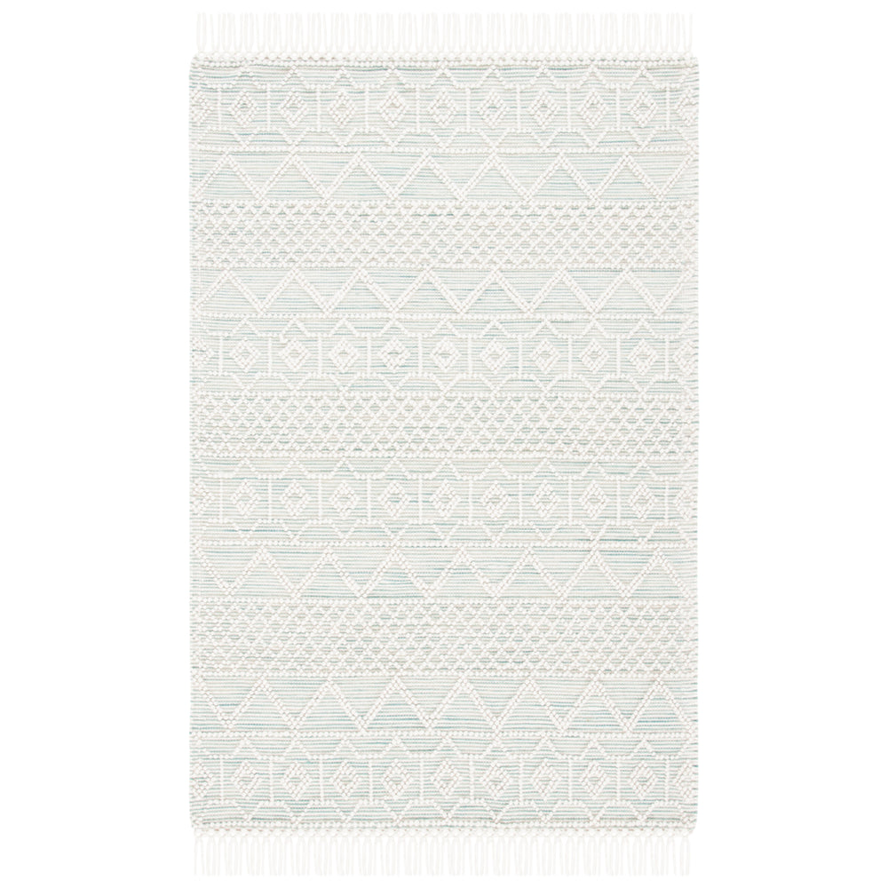 SAFAVIEH Natura Collection NAT875Y Ivory/Light Green Rug Image 2