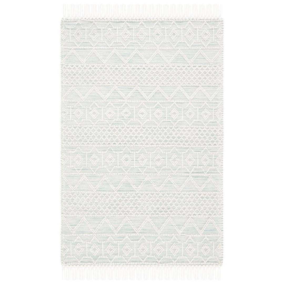 SAFAVIEH Natura Collection NAT875Y Ivory/Light Green Rug Image 1