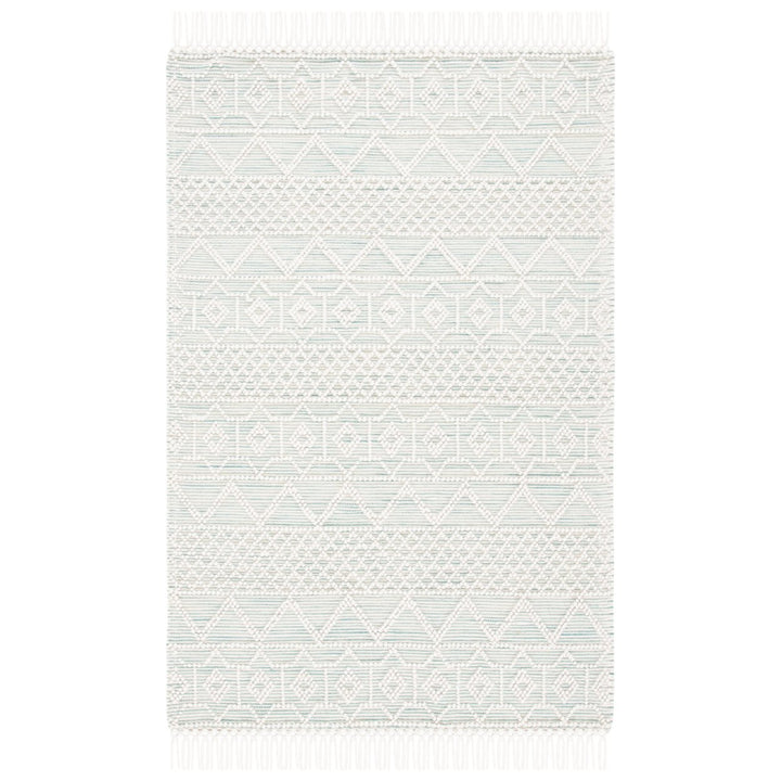 SAFAVIEH Natura Collection NAT875Y Ivory/Light Green Rug Image 1