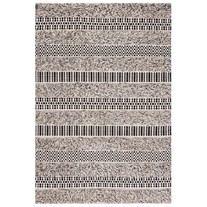 SAFAVIEH Natura NAT926Z Handwoven Black / Ivory Rug Image 2