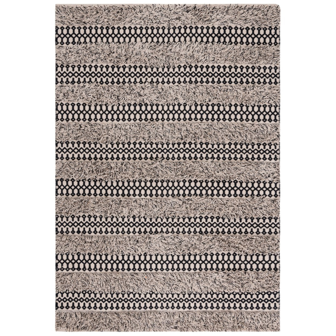 SAFAVIEH Natura NAT927Z Handwoven Black / Ivory Rug Image 1