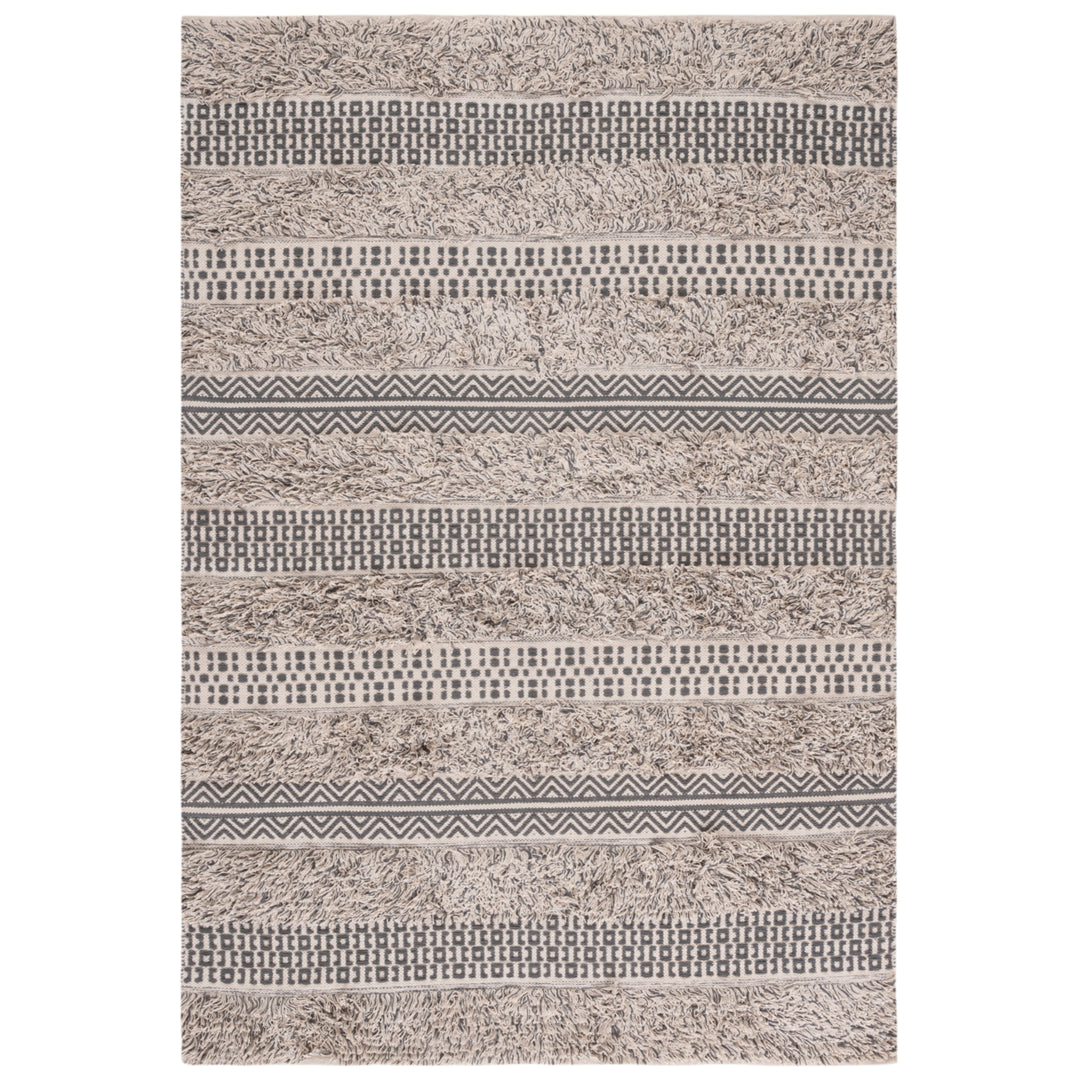 SAFAVIEH Natura NAT928F Handwoven Grey / Ivory Rug Image 2