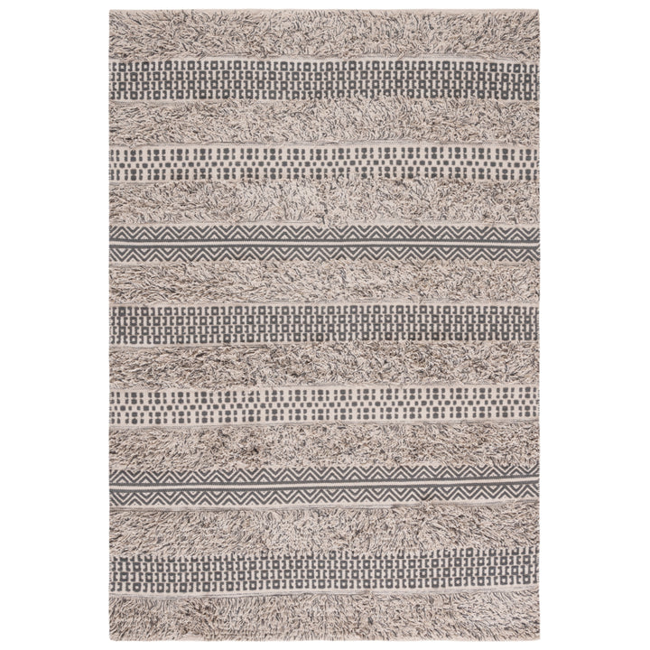 SAFAVIEH Natura NAT928F Handwoven Grey / Ivory Rug Image 2