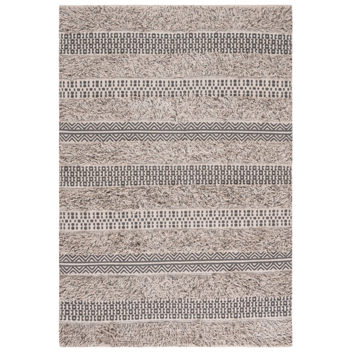 SAFAVIEH Natura NAT928F Handwoven Grey / Ivory Rug Image 1