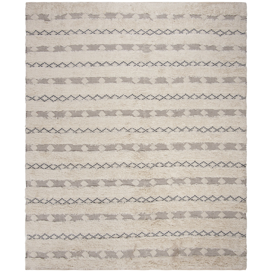 SAFAVIEH Natura NAT950A Handwoven Ivory / Grey Rug Image 1