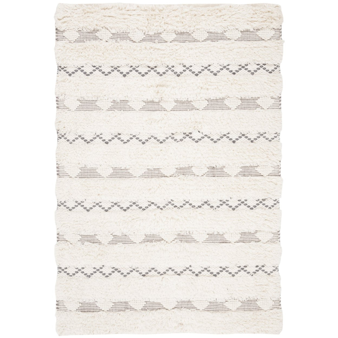 SAFAVIEH Natura NAT950A Handwoven Ivory / Grey Rug Image 1