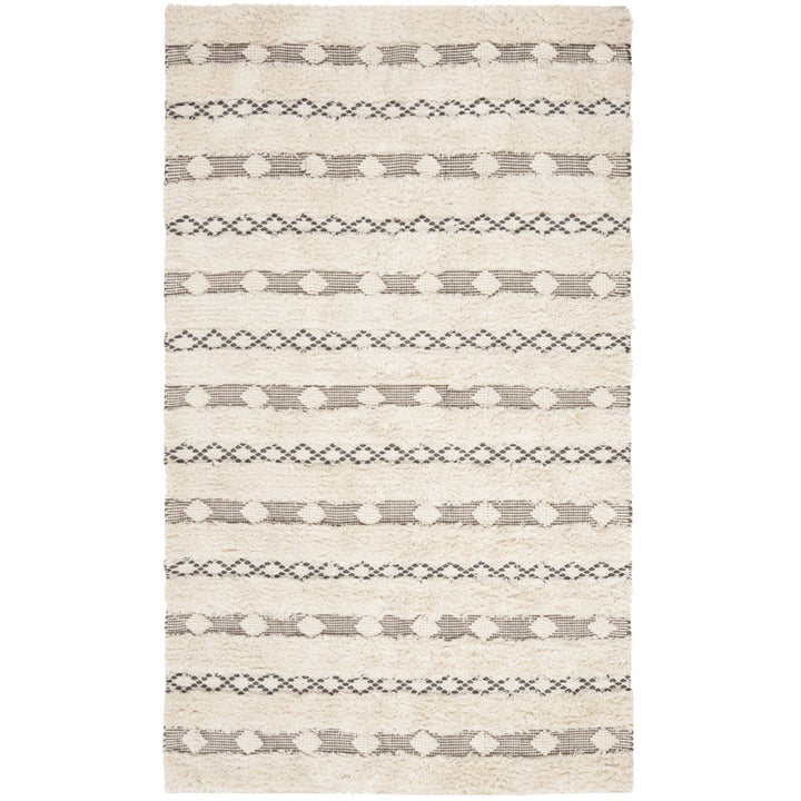 SAFAVIEH Natura NAT950A Handwoven Ivory / Grey Rug Image 1