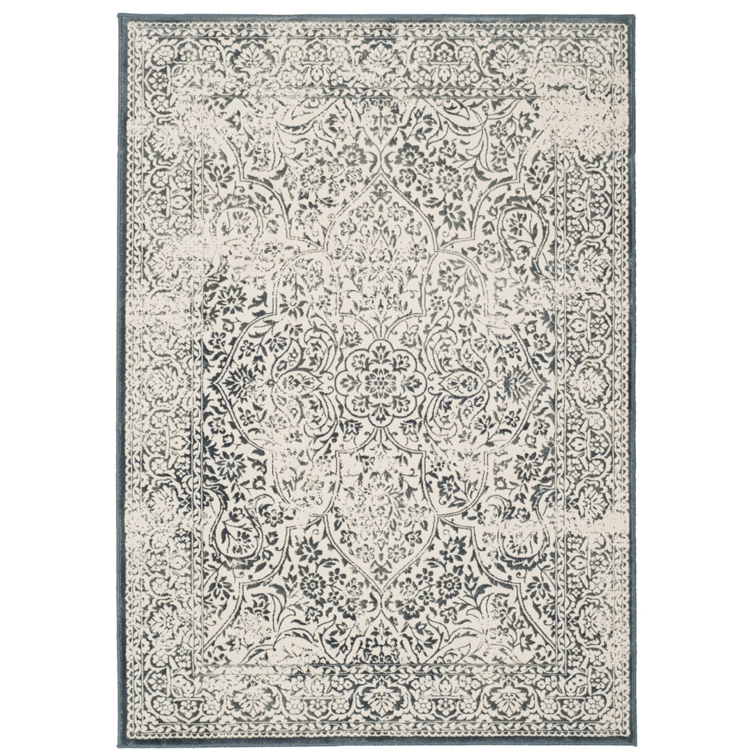 SAFAVIEH Noble Collection NBL612-7288 Blue / Ivory Rug Image 2