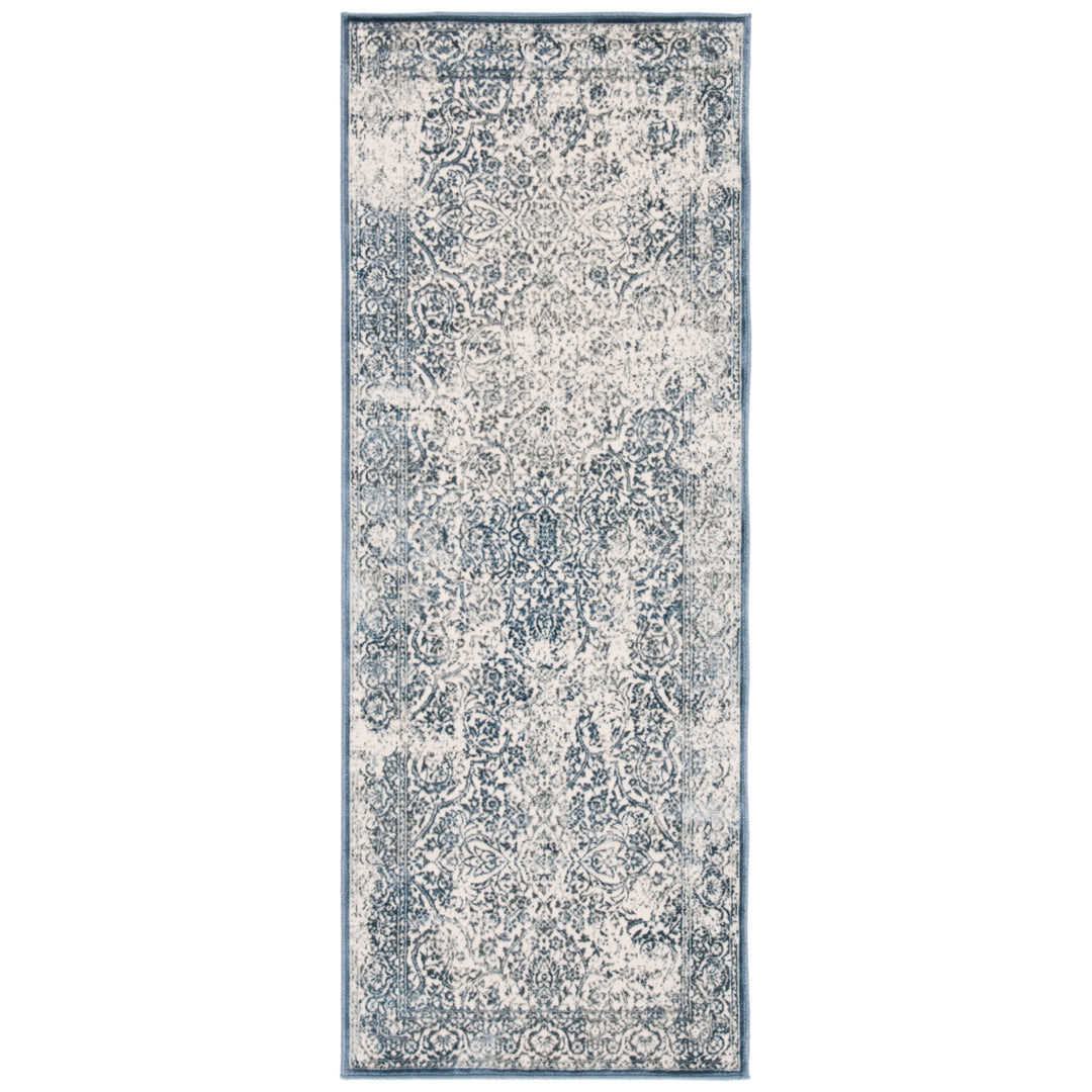 SAFAVIEH Noble Collection NBL612-7288 Blue / Ivory Rug Image 4