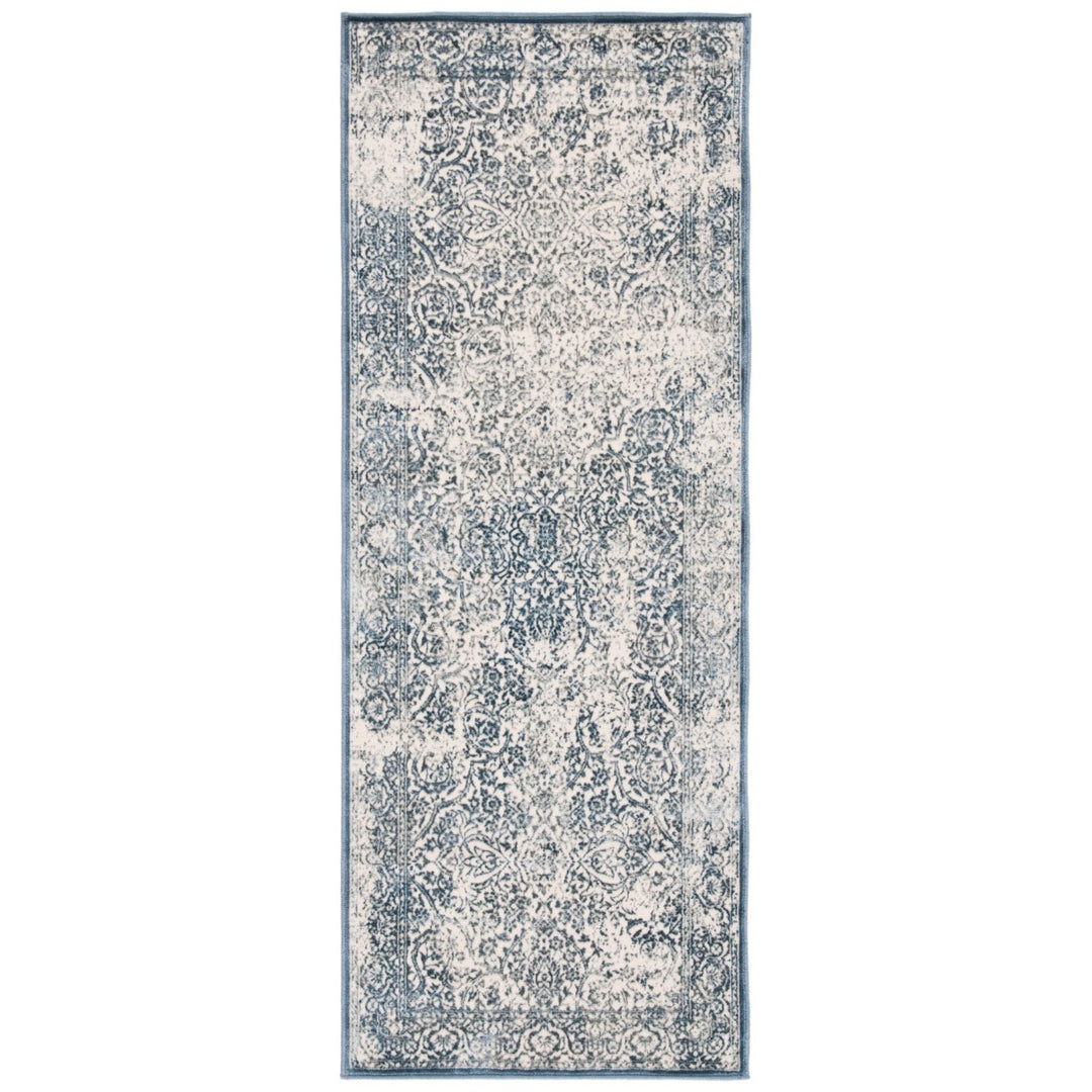 SAFAVIEH Noble Collection NBL612-7288 Blue / Ivory Rug Image 1