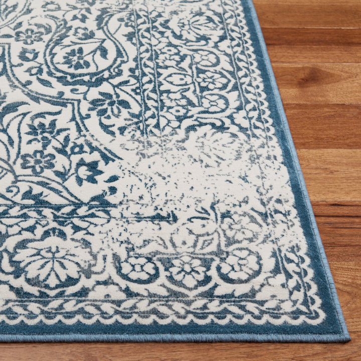 SAFAVIEH Noble Collection NBL612-7288 Blue / Ivory Rug Image 5