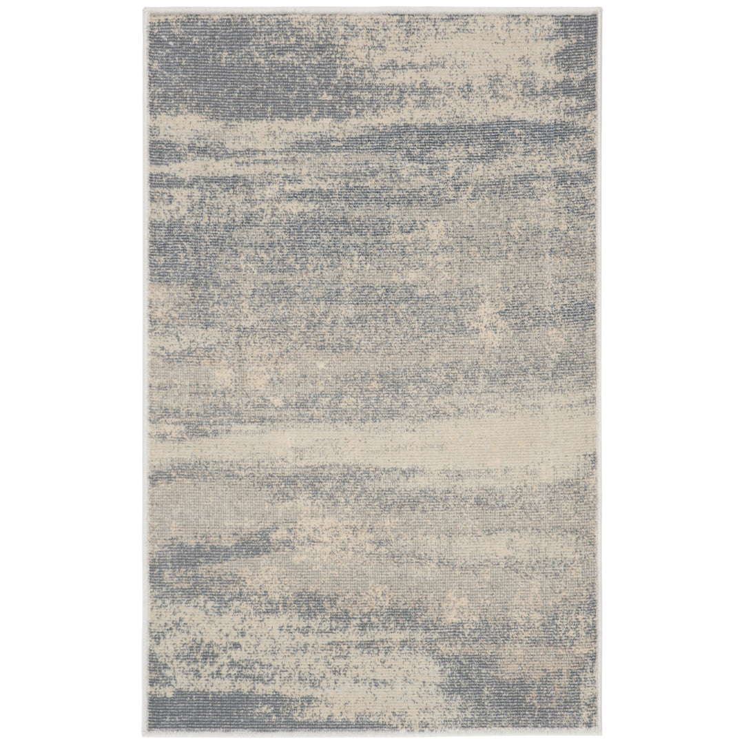 SAFAVIEH Noble NBL632-7680 Light Blue / Ivory Rug Image 5