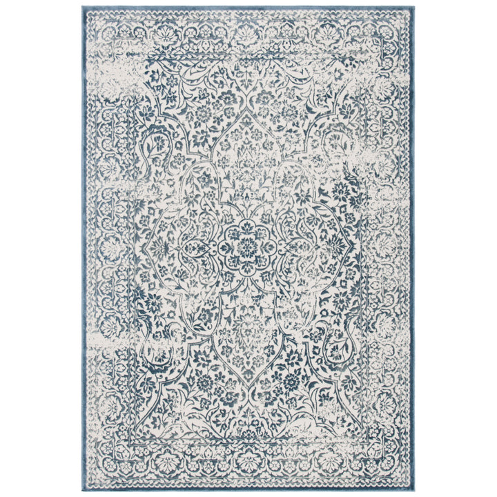 SAFAVIEH Noble Collection NBL612-7288 Blue / Ivory Rug Image 9