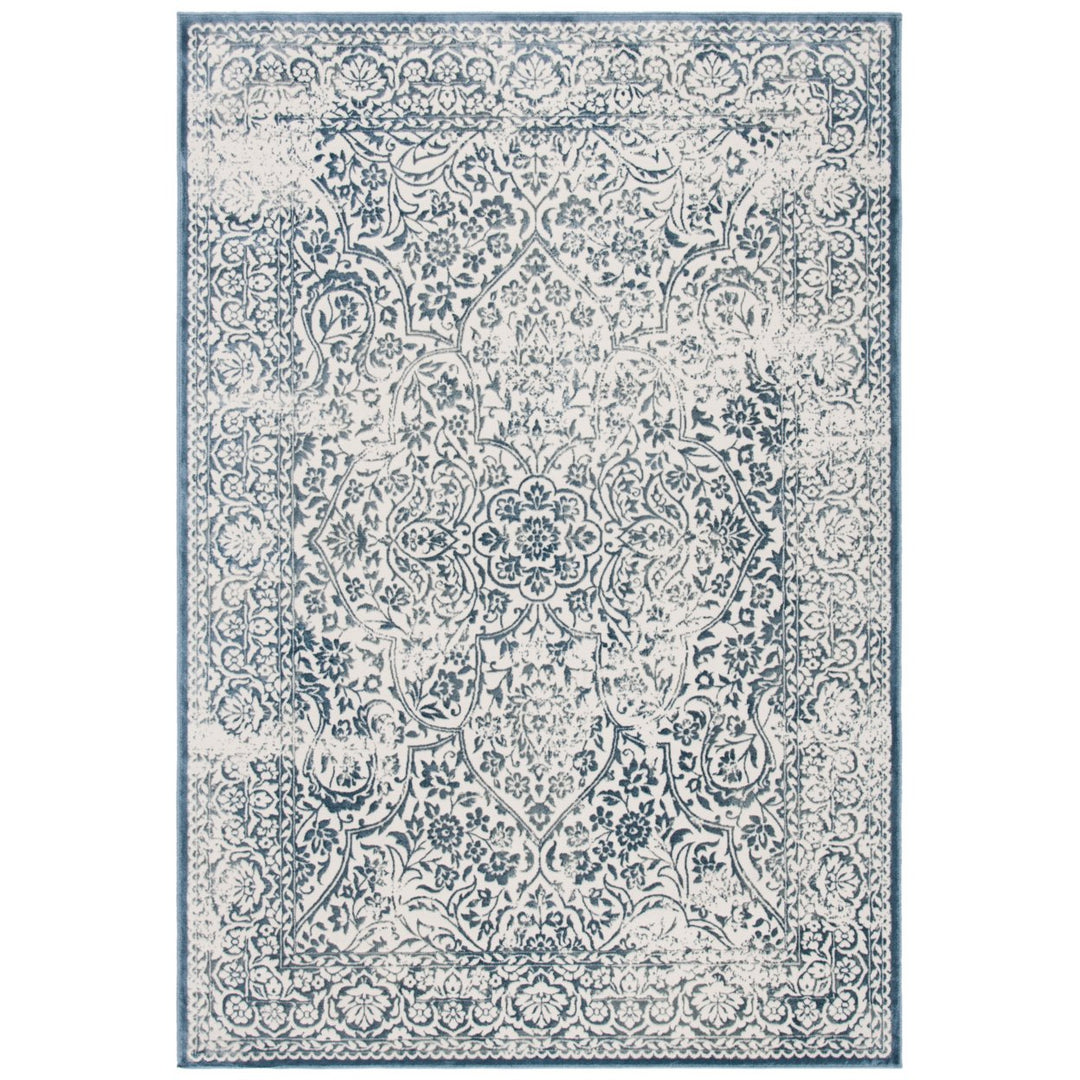 SAFAVIEH Noble Collection NBL612-7288 Blue / Ivory Rug Image 1