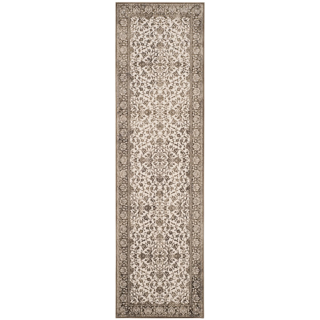 SAFAVIEH Noble Collection NBL659-5280 Brown / Creme Rug Image 3