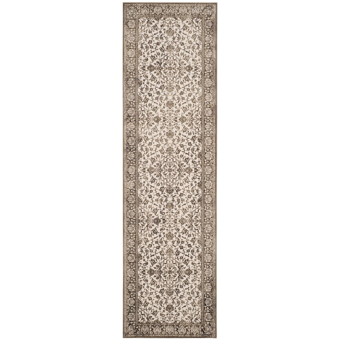 SAFAVIEH Noble Collection NBL659-5280 Brown / Creme Rug Image 1