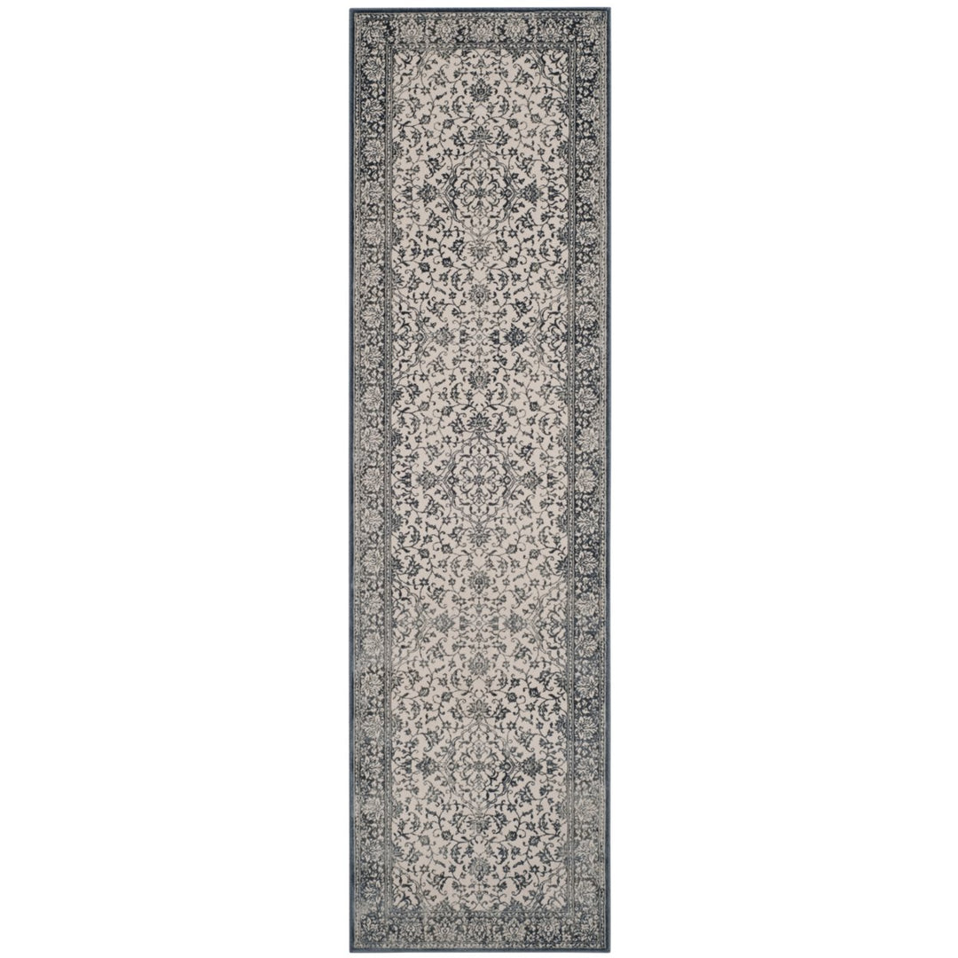 SAFAVIEH Noble Collection NBL659-7280 Dark Blue/Ivory Rug Image 3