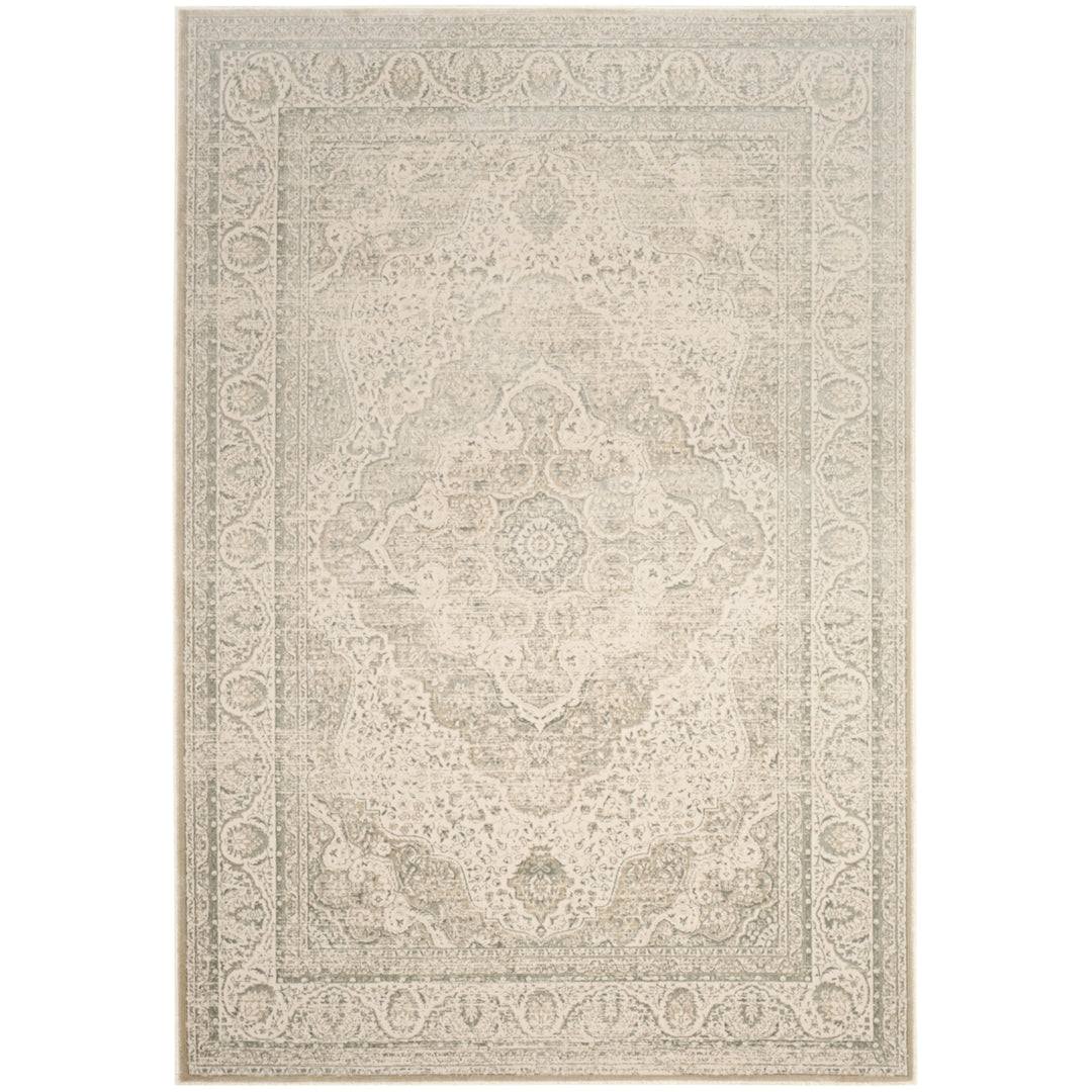SAFAVIEH Noble Collection NBL692-7480 Silver / Cream Rug Image 1