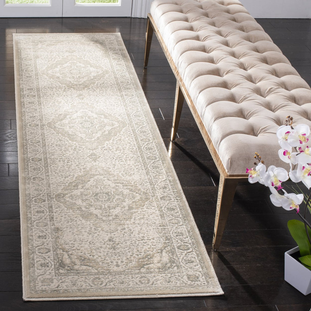 SAFAVIEH Noble Collection NBL692-7480 Silver / Cream Rug Image 2