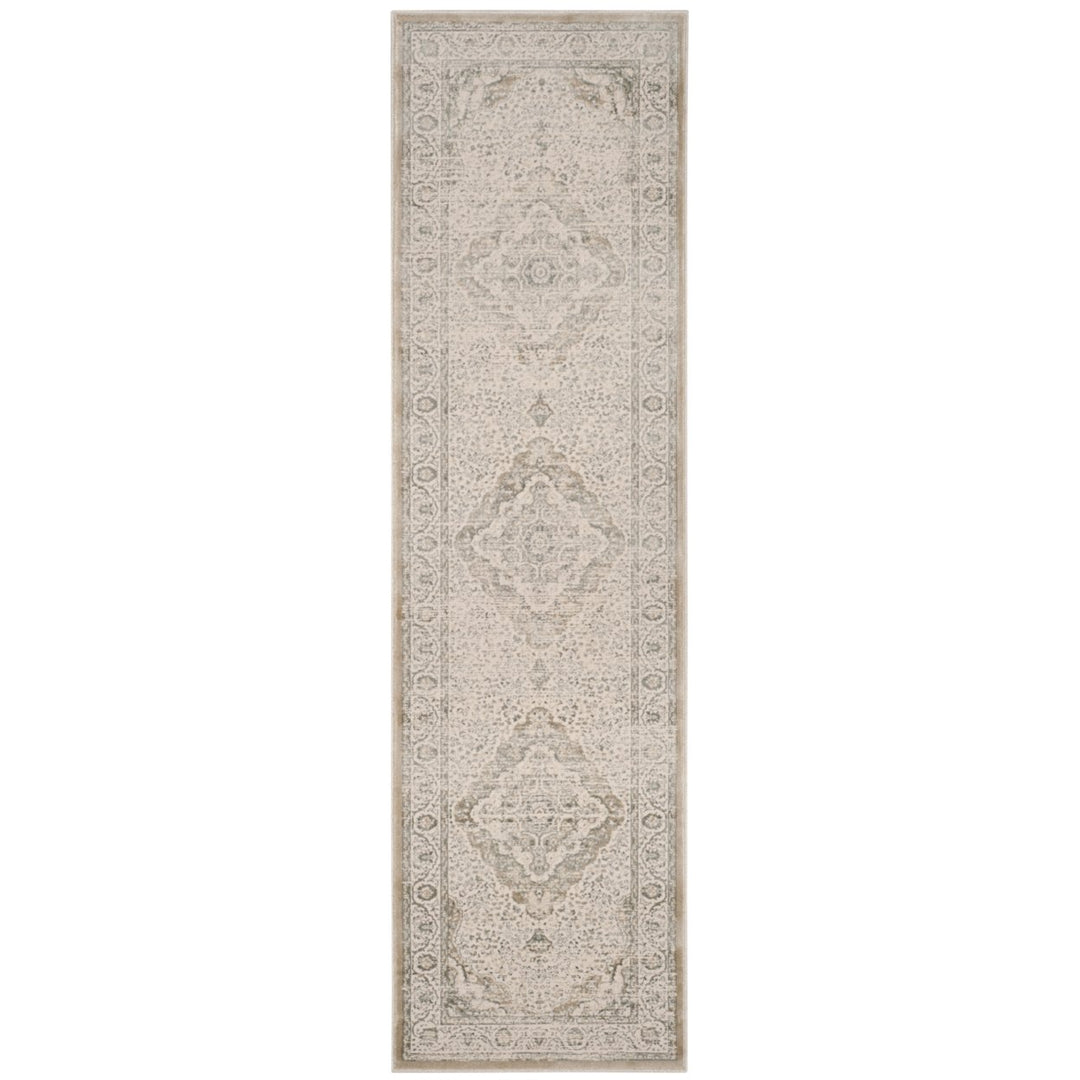 SAFAVIEH Noble Collection NBL692-7480 Silver / Cream Rug Image 1