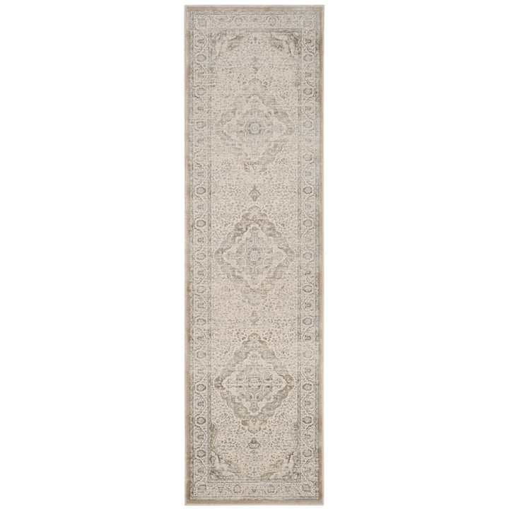 SAFAVIEH Noble Collection NBL692-7480 Silver / Cream Rug Image 1