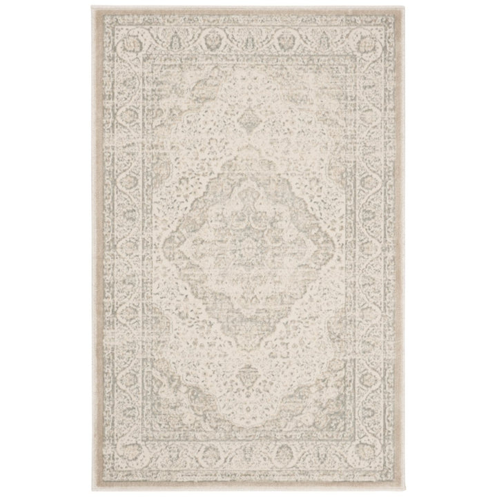 SAFAVIEH Noble Collection NBL692-7480 Silver / Cream Rug Image 4