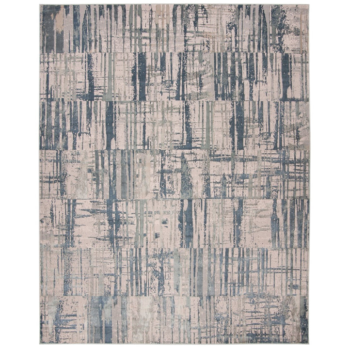 SAFAVIEH Noble NBL719-9170 Light Blue / Cream Rug Image 1