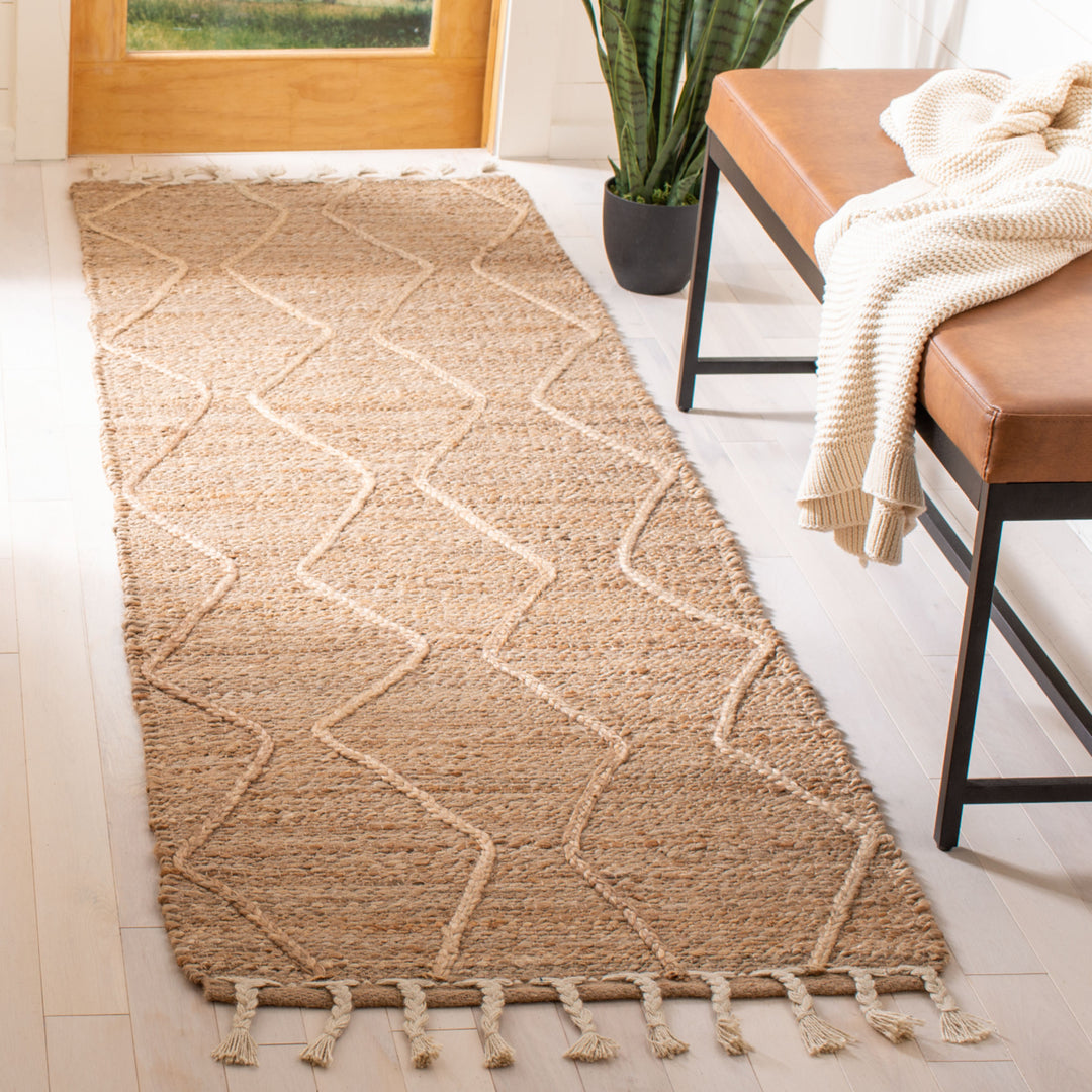 SAFAVIEH Natural Fiber NF108B Handwoven Natural Rug Image 2