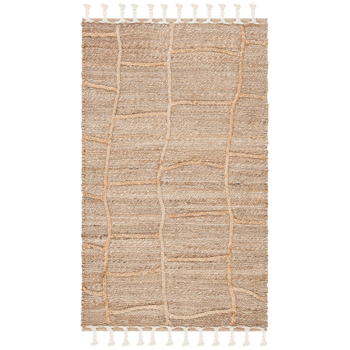 SAFAVIEH Natural Fiber NF105B Handwoven Natural Rug Image 1