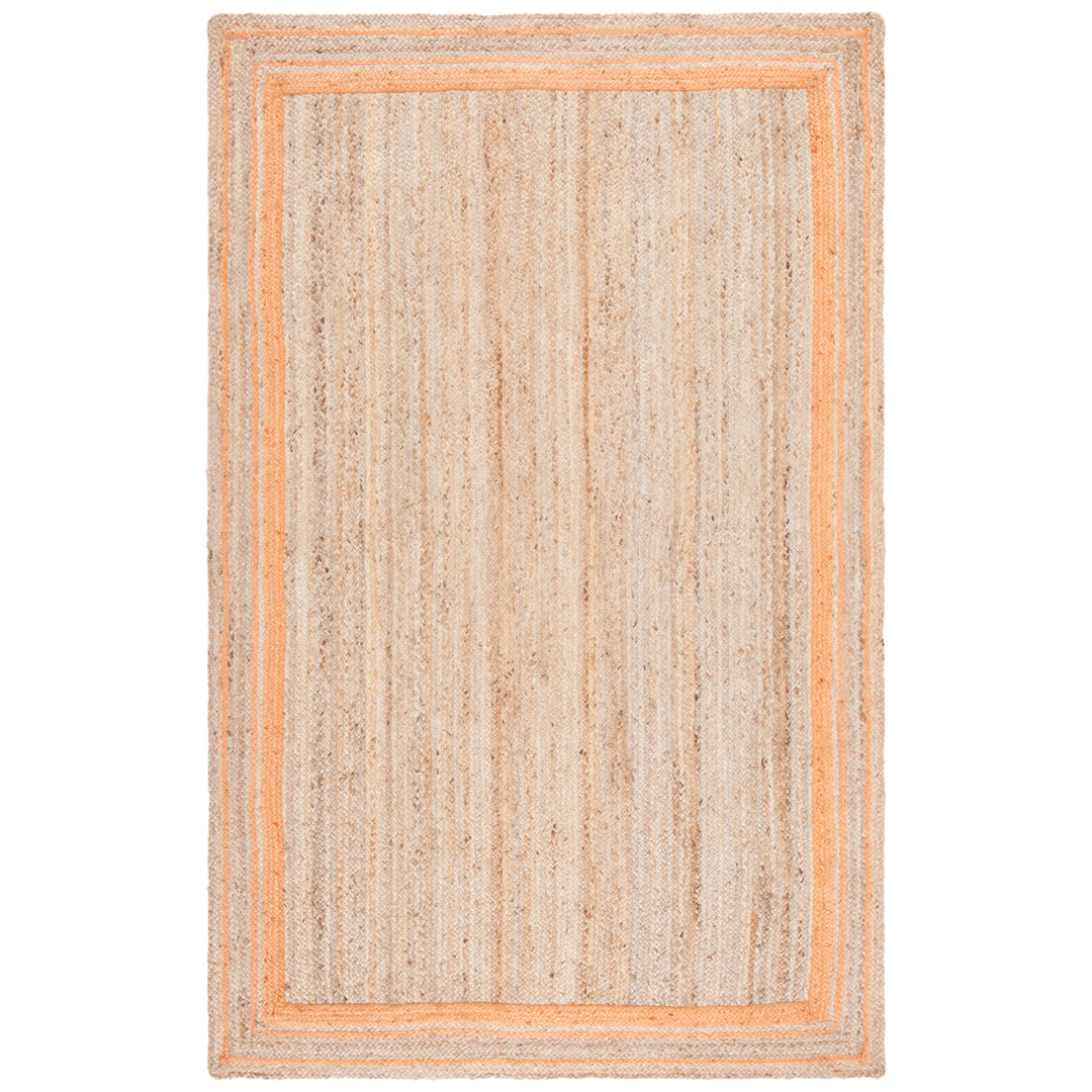 SAFAVIEH Natural Fiber NF109P Orange / Natural Rug Image 1