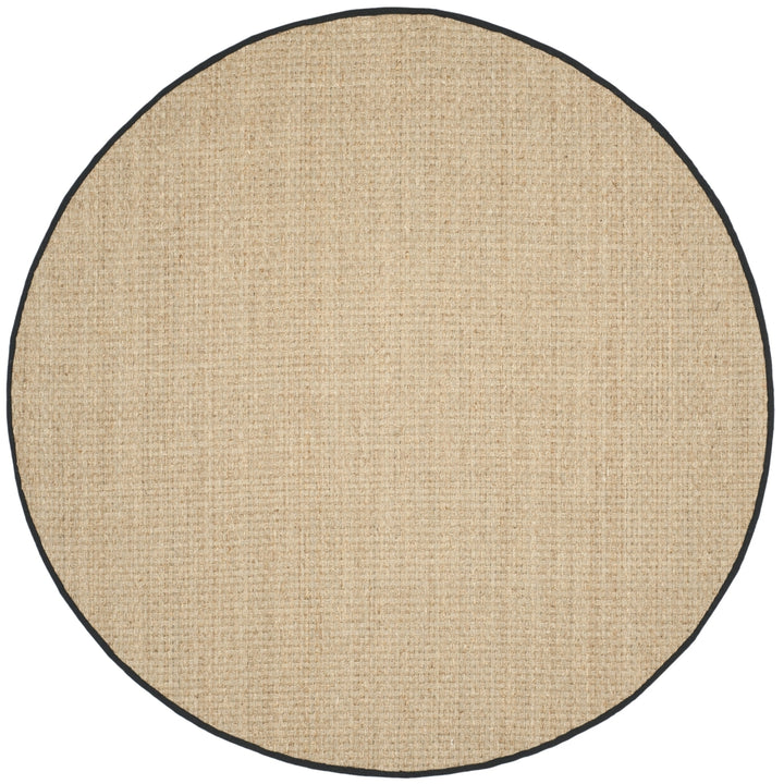 SAFAVIEH Natural Fiber NF114C Natural / Black Rug Image 3