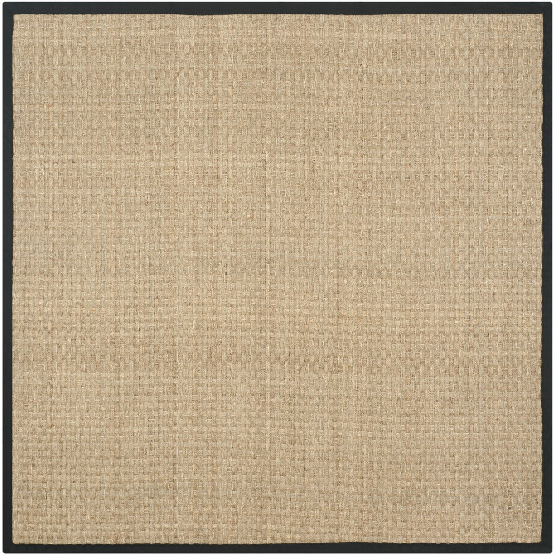 SAFAVIEH Natural Fiber NF114C Natural / Black Rug Image 4