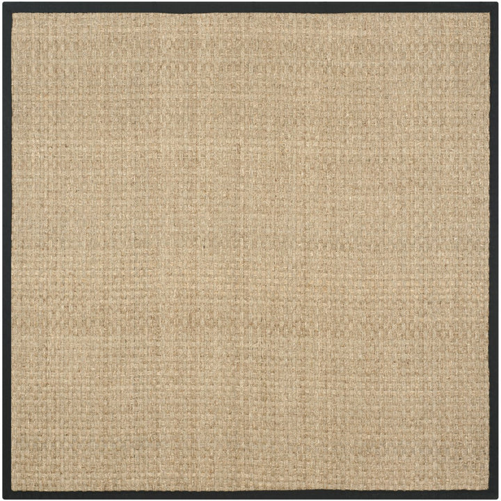 SAFAVIEH Natural Fiber NF114C Natural / Black Rug Image 4