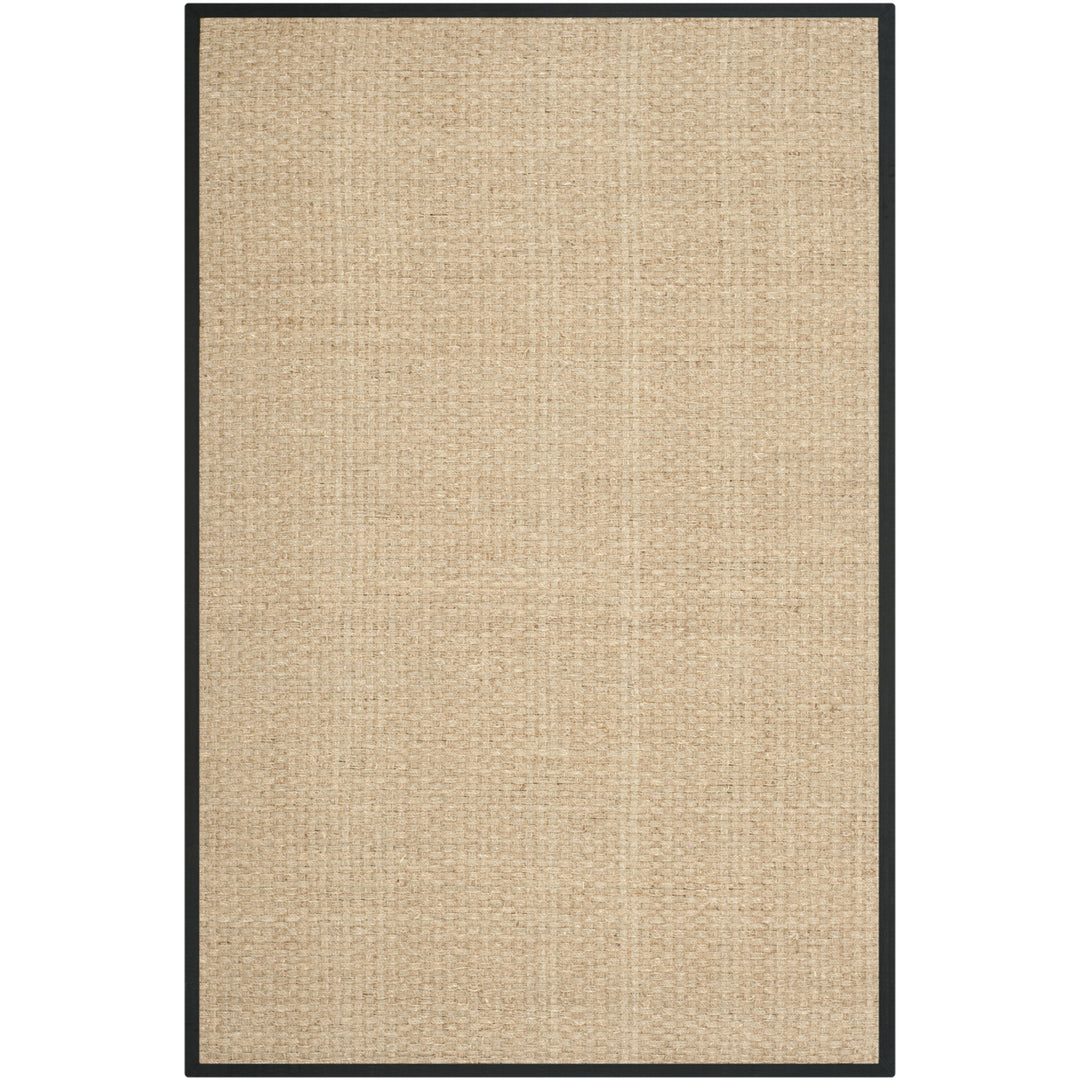 SAFAVIEH Natural Fiber NF114C Natural / Black Rug Image 10