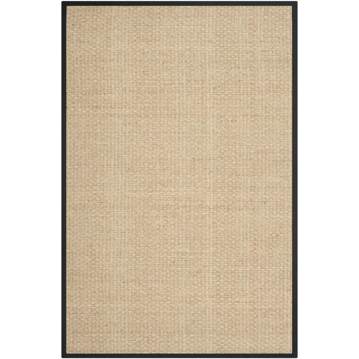 SAFAVIEH Natural Fiber NF114C Natural / Black Rug Image 10