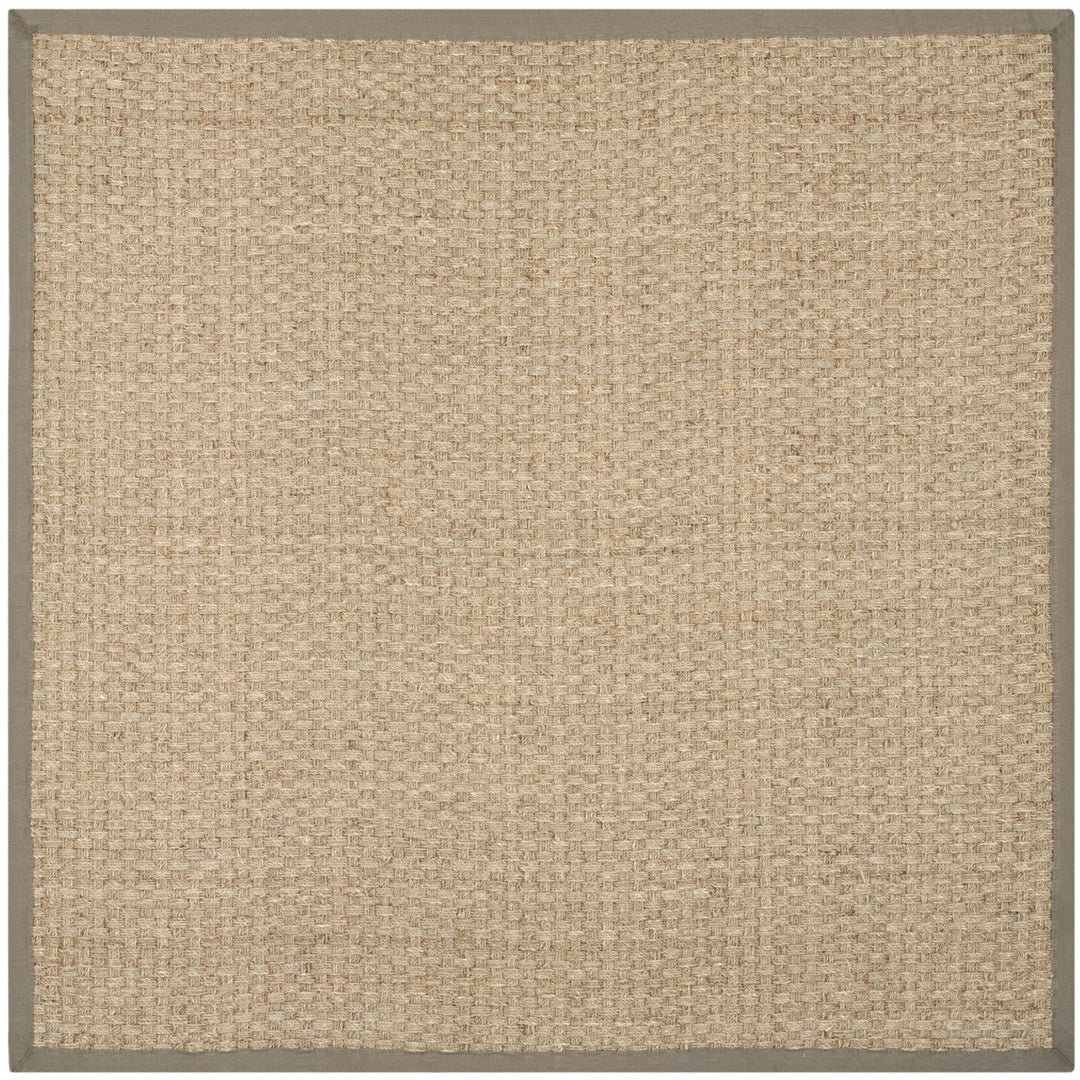 SAFAVIEH Natural Fiber NF114P Natural / Grey Rug Image 4