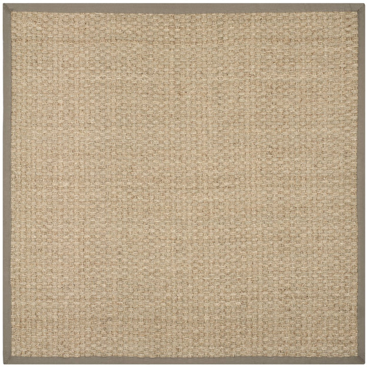 SAFAVIEH Natural Fiber NF114P Natural / Grey Rug Image 4