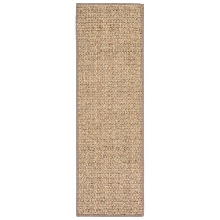 SAFAVIEH Natural Fiber NF114P Natural / Grey Rug Image 6